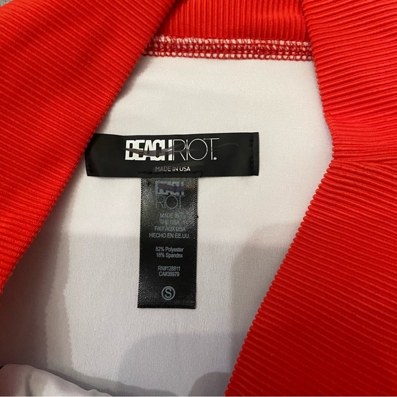 New! Beach Riot Alexis Color Block High Waisted Bikini Bottom 24982 - Picture 3 of 6